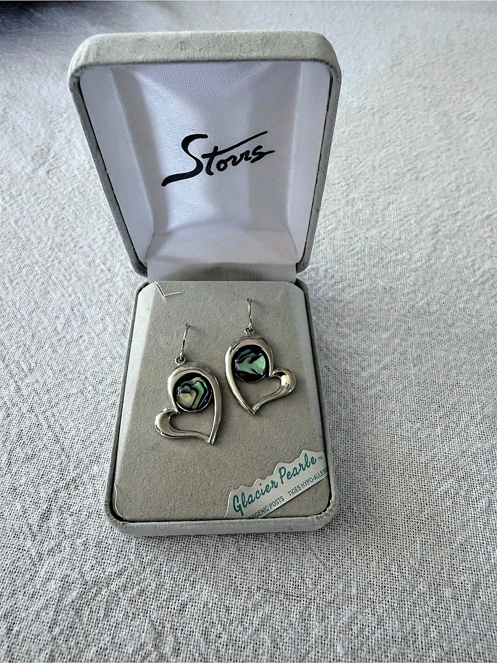 Storrs Green Stone Drop Earrings Like New